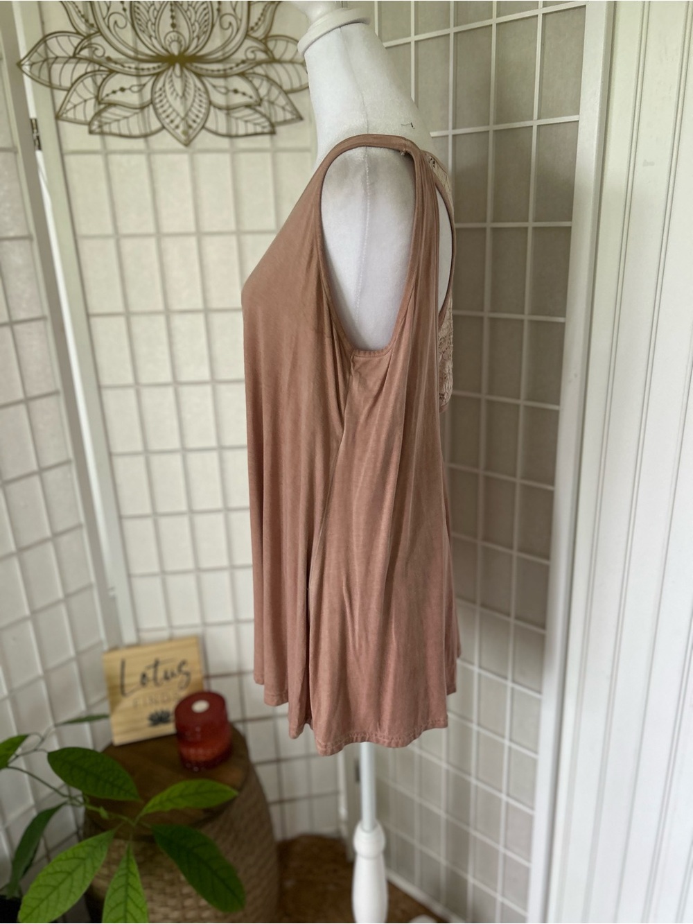 Filly Flair Boho Kimono & Lace Back Tunic Tank 2-Piece Bundle - Picture 4 of 9